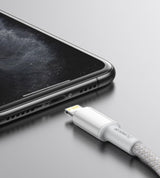 Baseus CATLGD-02 Lightning - USB-C PD kabel 20W 480Mb/s 1m - hvid