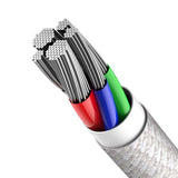 Baseus CATLGD-02 Lightning - USB-C PD kabel 20W 480Mb/s 1m - hvid