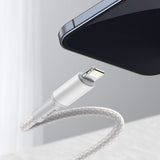 Baseus CATLGD-02 Lightning - USB-C PD kabel 20W 480Mb/s 1m - hvid