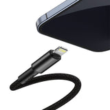 Baseus CATLGD-A01 Lightning - USB-C PD 20W 480Mb/s 2m kabel - sort