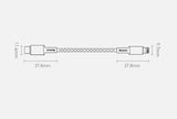 Baseus CATLGD-A01 Lightning - USB-C PD 20W 480Mb/s 2m kabel - sort