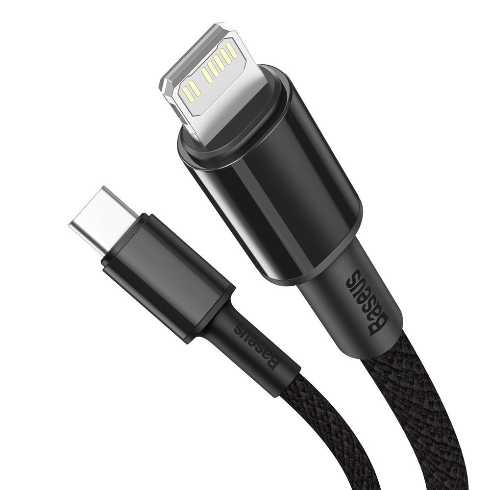 Baseus CATLGD-A01 Lightning - USB-C PD 20W 480Mb/s 2m kabel - sort