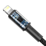 Baseus CATLGD-A01 Lightning - USB-C PD 20W 480Mb/s 2m kabel - sort