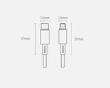 Baseus CATLWJ-01 Lightning - USB-C PD kabel 20W 480Mb/s 1m - sort