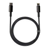 Baseus CATLWJ-01 Lightning - USB-C PD kabel 20W 480Mb/s 1m - sort