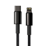 Baseus CATLWJ-01 Lightning - USB-C PD kabel 20W 480Mb/s 1m - sort