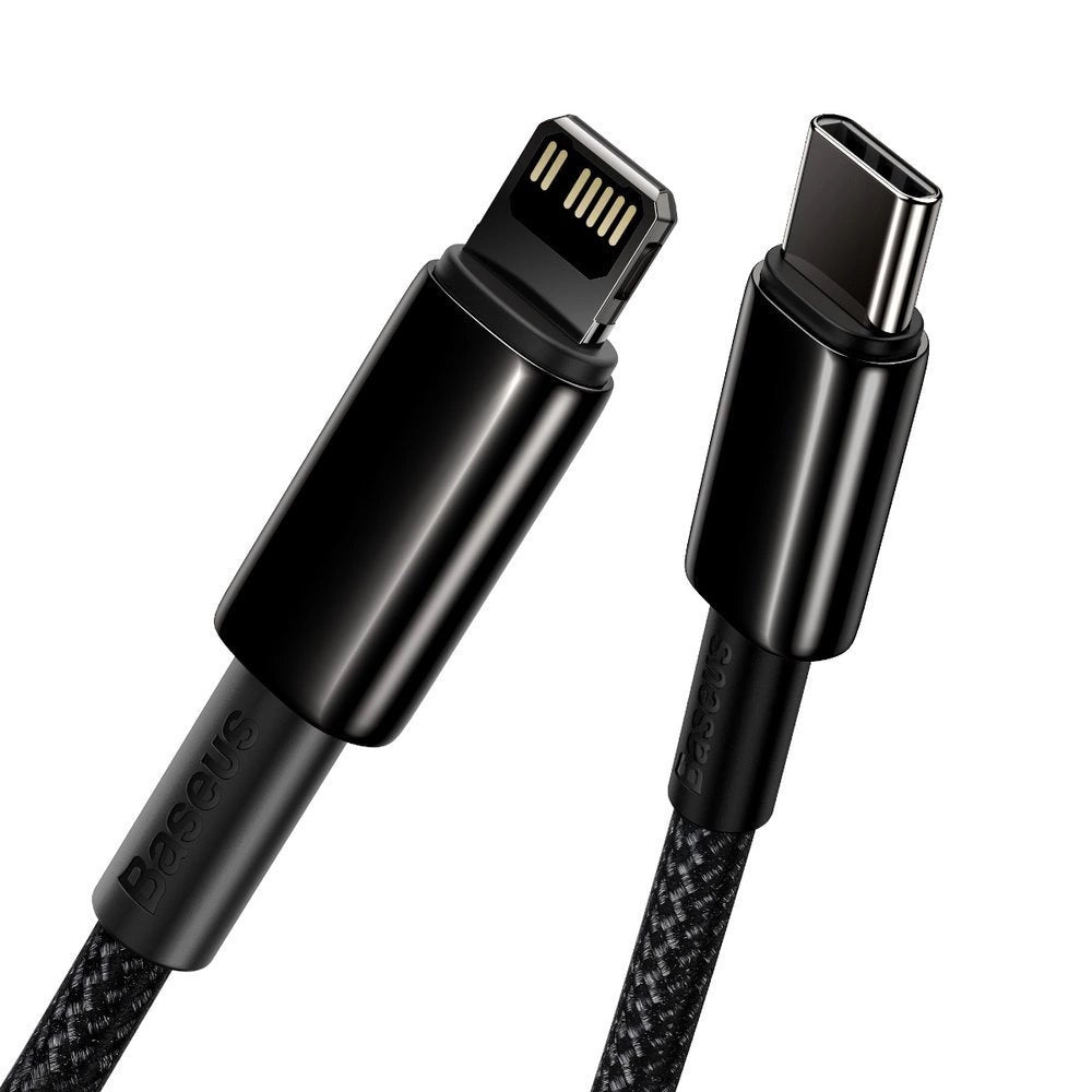 Baseus CATLWJ-01 Lightning - USB-C PD kabel 20W 480Mb/s 1m - sort