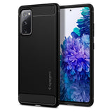 Spigen Rugged Armor Case til Samsung Galaxy S20 FE - Matte sort