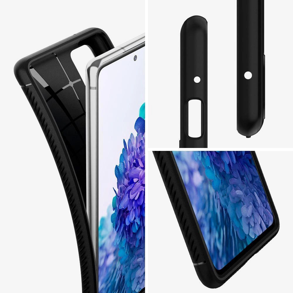 Spigen Rugged Armor Case til Samsung Galaxy S20 FE - Matte sort