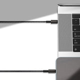 Baseus CATWJ-A01 USB-C - USB-C PD QC kabel 100W 5A 480Mb/s 2m - sort