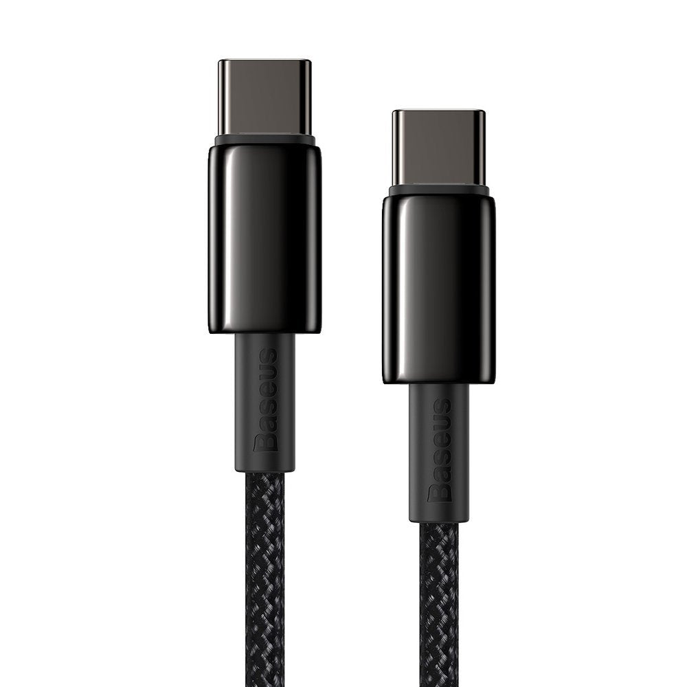 Baseus CATWJ-A01 USB-C - USB-C PD QC kabel 100W 5A 480Mb/s 2m - sort