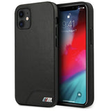 Etui BMW BMHCP12SMHOLBK iPhone 12 mini 5,4" sort/sort hardcase M Collection Smooth PU