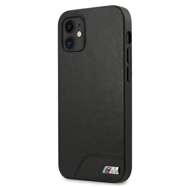 Etui BMW BMHCP12SMHOLBK iPhone 12 mini 5,4" sort/sort hardcase M Collection Smooth PU