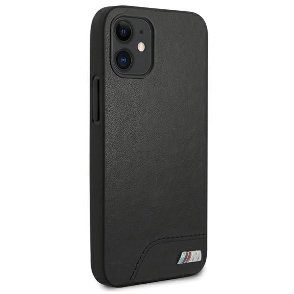 Etui BMW BMHCP12SMHOLBK iPhone 12 mini 5,4" sort/sort hardcase M Collection Smooth PU