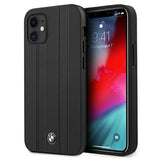 Etui BMW BMHCP12STTBK iPhone 12 mini 5,4" sort/sort hårdkasse Signature Tire Marks