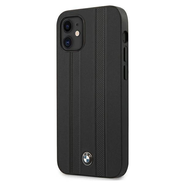 Etui BMW BMHCP12STTBK iPhone 12 mini 5,4" sort/sort hårdkasse Signature Tire Marks