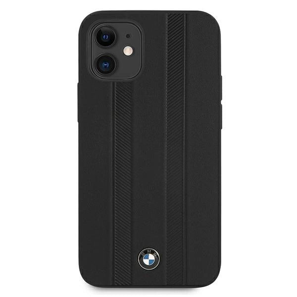 Etui BMW BMHCP12STTBK iPhone 12 mini 5,4" sort/sort hårdkasse Signature Tire Marks