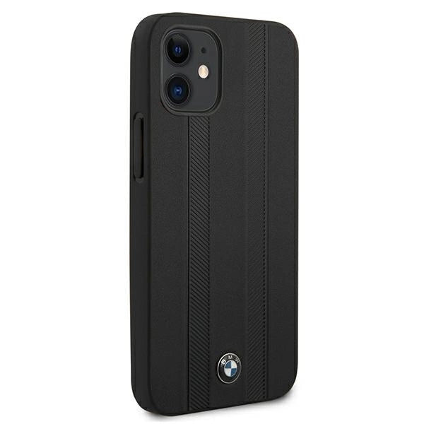 Etui BMW BMHCP12STTBK iPhone 12 mini 5,4" sort/sort hårdkasse Signature Tire Marks