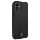 Etui BMW BMHCP12STTBK iPhone 12 mini 5,4" sort/sort hårdkasse Signature Tire Marks