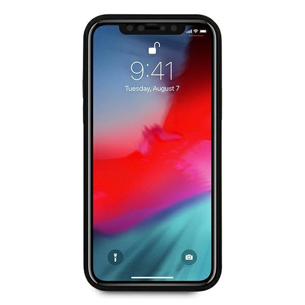 Ferrari FESPEHCP12LBK iPhone 12 Pro Max 6.7" sort/sort hårdkasse på sporet perforeret