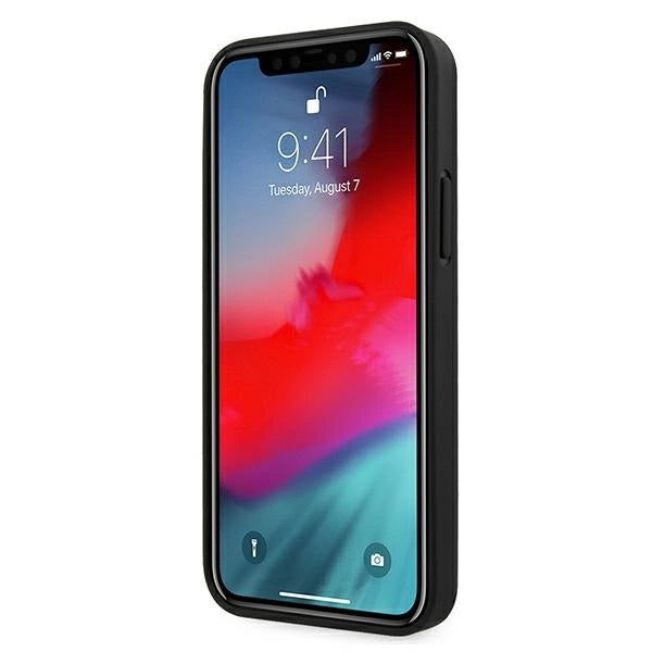 Ferrari FESPEHCP12MBK iPhone 12/12 Pro 6.1" sort/sort hardcase På sporet Perforeret