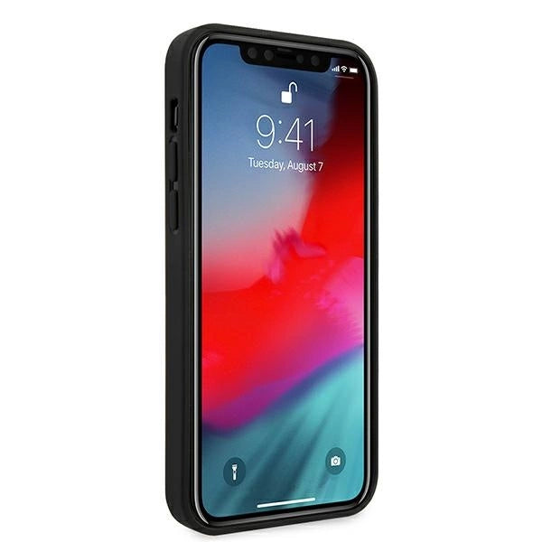 Ferrari FESPEHCP12MBK iPhone 12/12 Pro 6.1" sort/sort hardcase På sporet Perforeret