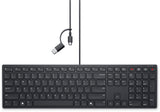 DELL KB525C tastatur Kontor USB QWERTY Russisk Sort