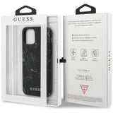 Guess GUHCP12SPCUMABK iPhone 12 mini 5,4′′ sort/sort hardcase Marmor