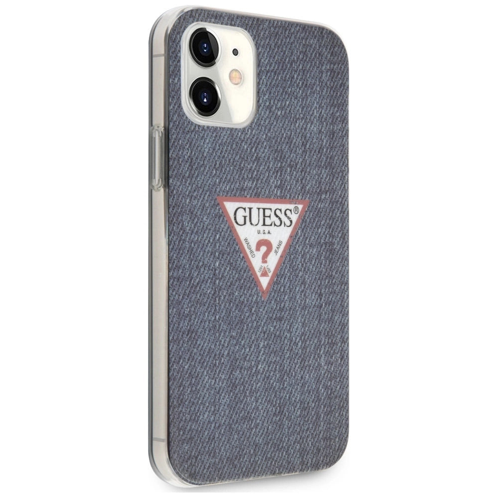 Guess GUHCP12SPCUJULDB iPhone 12 mini 5.4" marine/mørkblå hardcase Jeans Collection