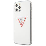 Guess GUHCP12MPCUCTLWH iPhone 12/12 Pro 6.1" hvide/hvide hardcase Triangle Collection