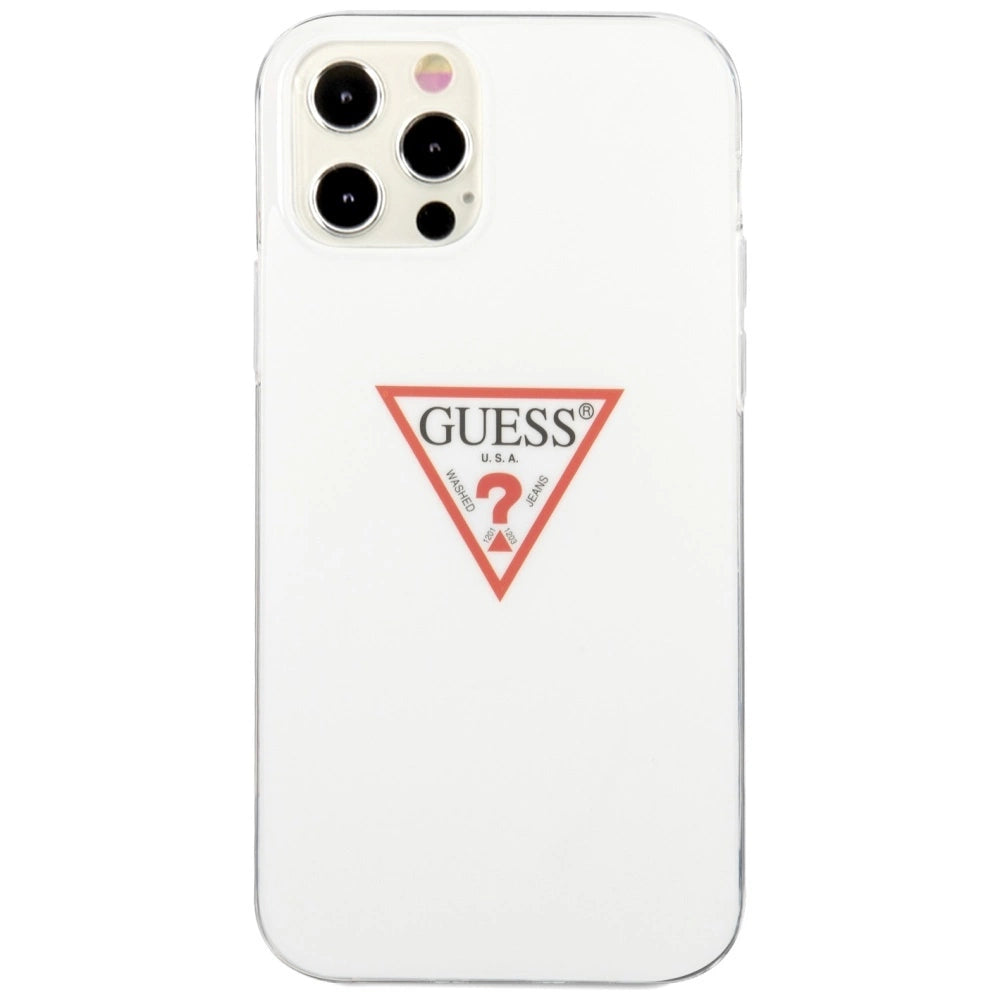 Guess GUHCP12MPCUCTLWH iPhone 12/12 Pro 6.1" hvide/hvide hardcase Triangle Collection