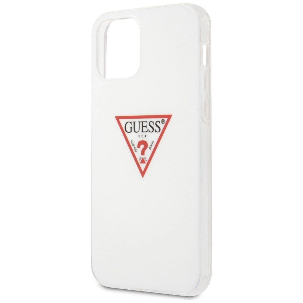 Guess GUHCP12MPCUCTLWH iPhone 12/12 Pro 6.1" hvide/hvide hardcase Triangle Collection