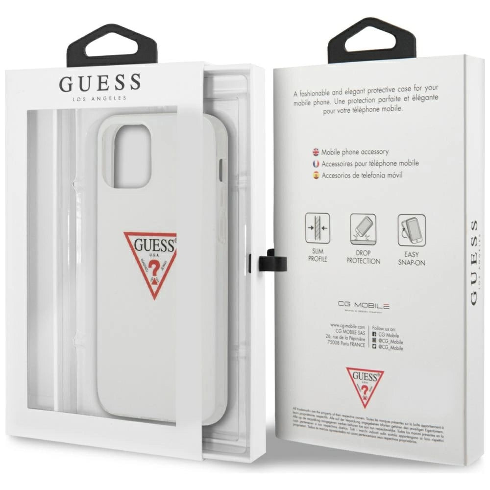 Guess GUHCP12MPCUCTLWH iPhone 12/12 Pro 6.1" hvide/hvide hardcase Triangle Collection