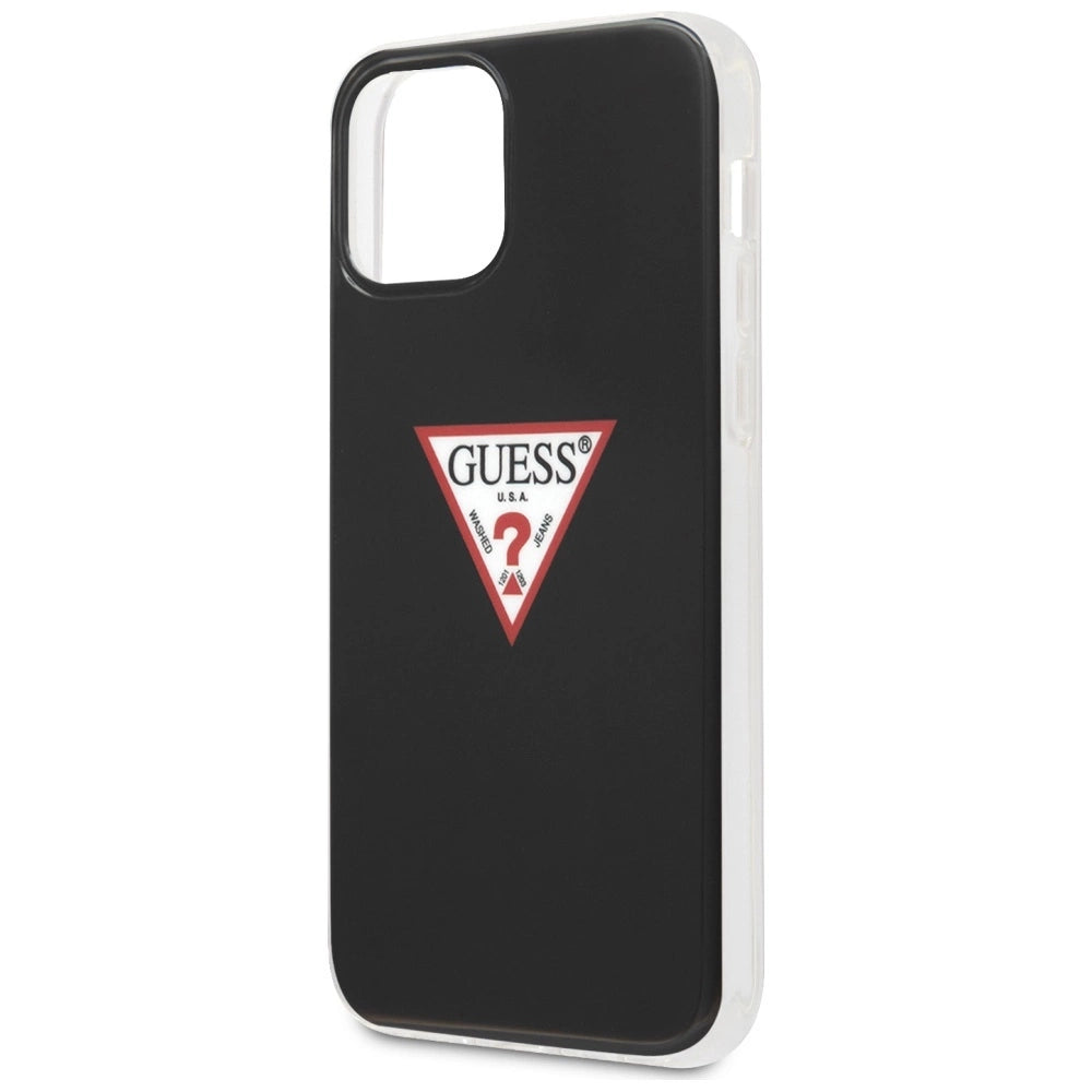 Guess GUHCP12LPCUCTLBK iPhone 12 Pro Max 6,7" sort/sort hårdkasse Triangle Collection