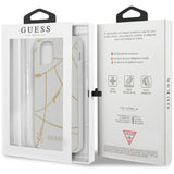 Guess GUHCP12SPCUCHWH iPhone 12 mini 5.4" hvid/hvid hardcase Gold Chain Collection