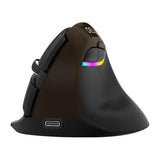 Delux M618Mini Gold Ergonomisk Mus (USB / Bluetooth / 2.4G)