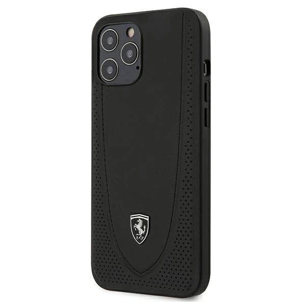 Ferrari FEOGOHCP12LBK iPhone 12 Pro Max 6.7" sort/sort hardcase Off Track perforeret