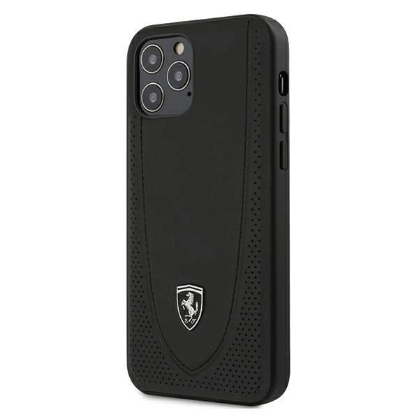 Ferrari FEOGOHCP12MBK iPhone 12/12 Pro 6.1" sort/sort hardcase Off Track perforeret