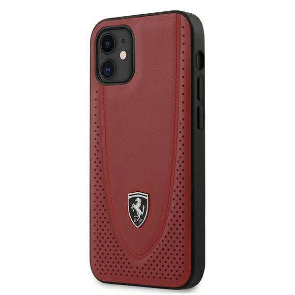 Ferrari FEOGOHCP12SRE iPhone 12 mini 5.4" rød/rød hardcase Off Track perforeret