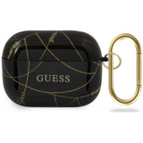 Guess GUACAPTPUCHBK AirPods Pro cover sort/sort Gold Chain Collection
