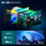 Philips 75MLED910/12 TV 190,5 cm (75") 4K Ultra HD Smart TV Wi-Fi Sort