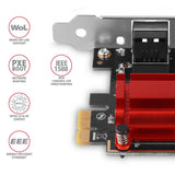 Axagon PCEE-GIX netværkskort Intern Ethernet 1000 Mbit/s