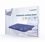 Gembird NBS-2F15-05 køling til laptop 39,6 cm (15.6") 1500 rpm Sort