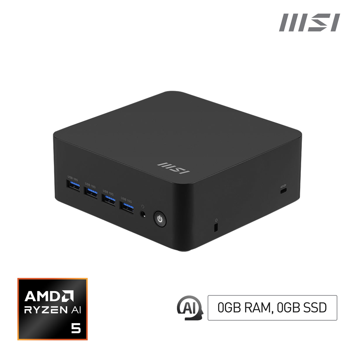 MSI Cubi Z AI barebone Ryzen 5 8645HS