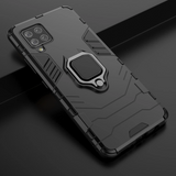 Ring Armor Case Kickstand Tough Rugged Cover til Samsung Galaxy A42 5G sort