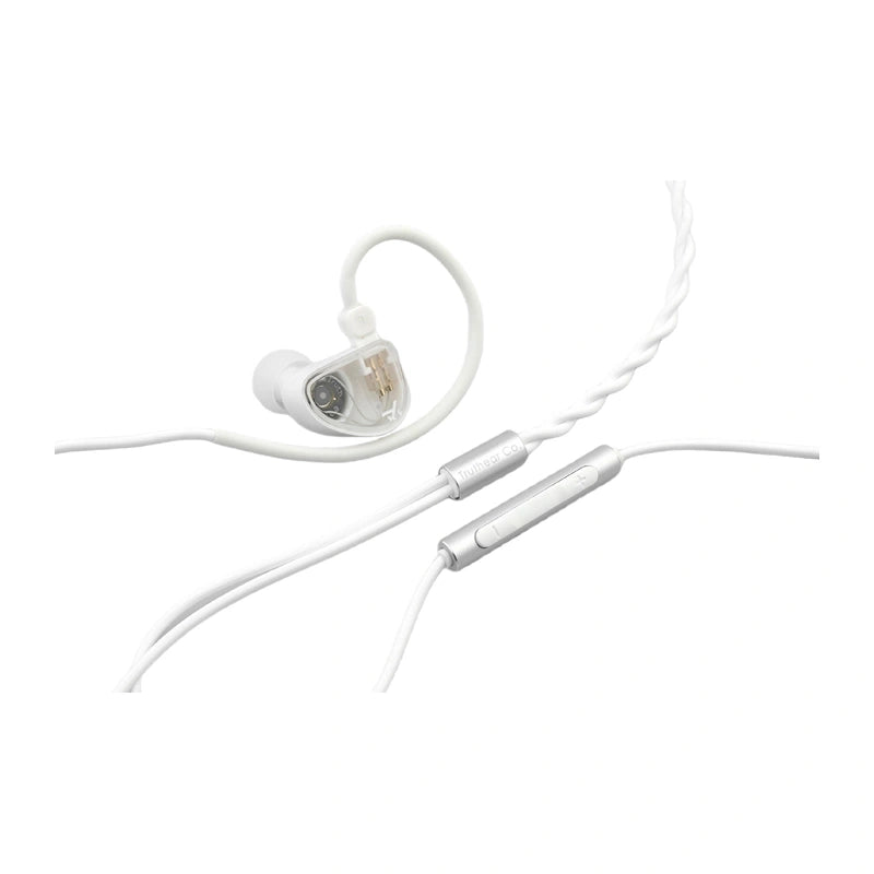 TRUTHEAR Gate Wired Headphones med mikrofon (hvid)