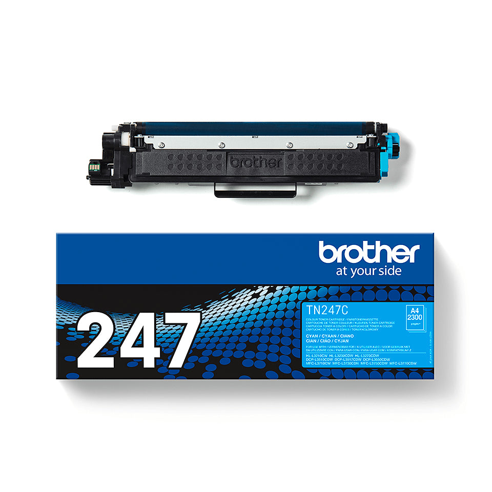 Brother TN-247C tonerpatron 1 stk Original Blå