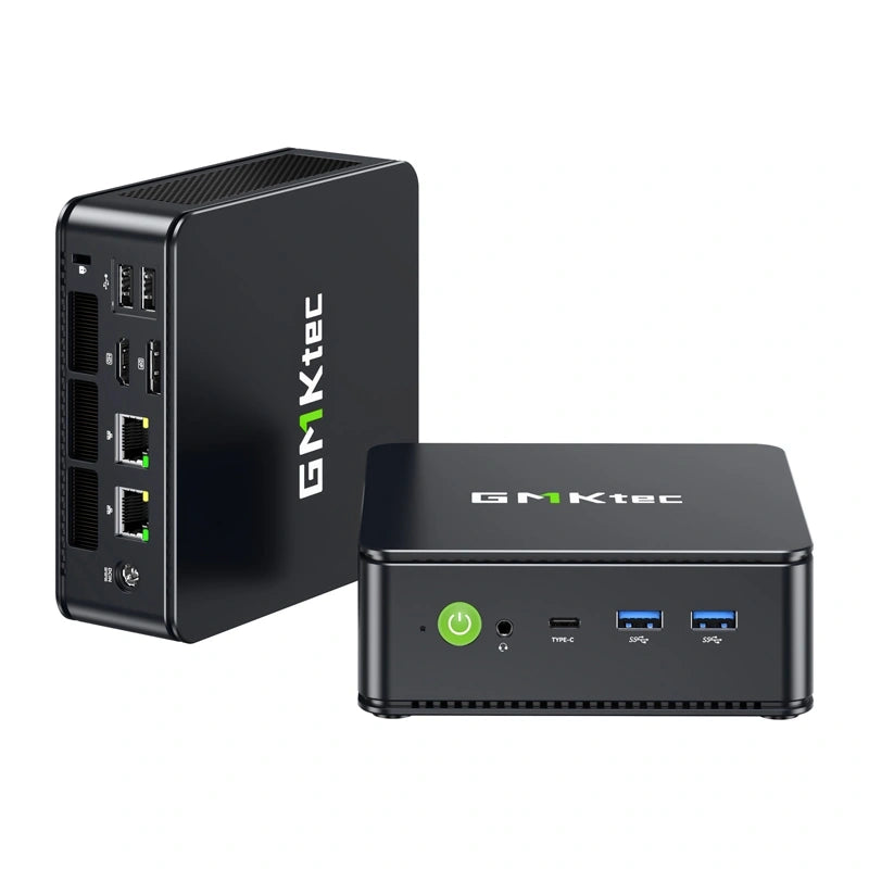 GMKTEC M5S Mini PC med Ryzen 3 5400U, 16GB og 256GB