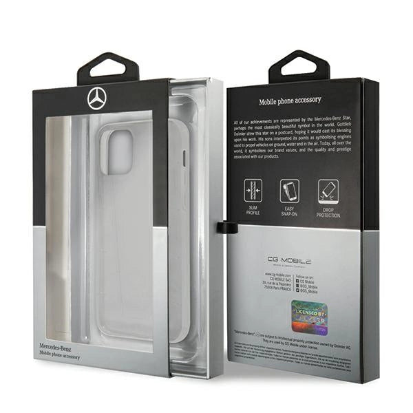 Mercedes MEHCP12SCLCT iPhone 12 mini 5,4" klar hardcase Transparent Line