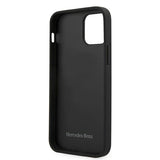 Mercedes MEHCP12SLSSBK iPhone 12 mini 5,4" sort/sort hårdkasse Strap Line